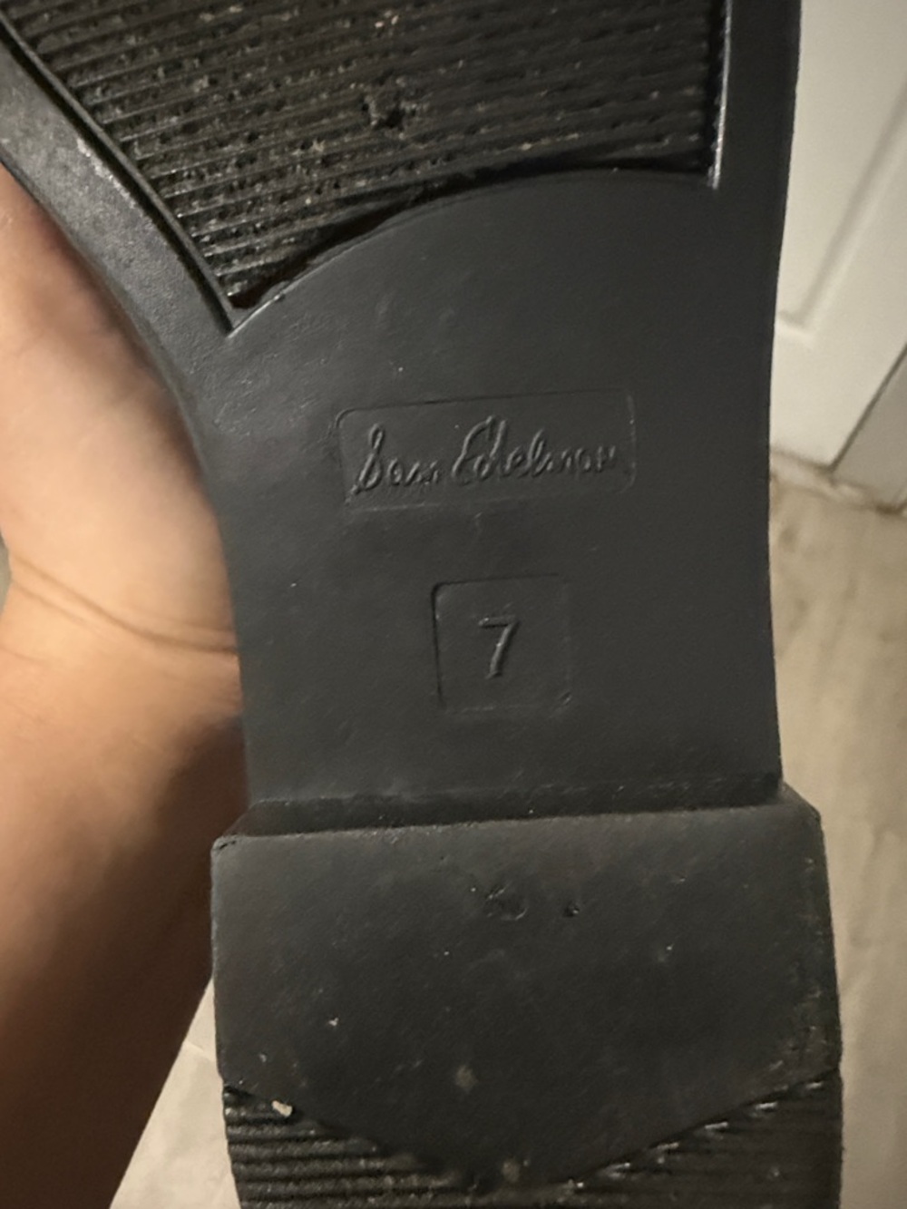 Sam Edelman Classic Black Chelsea Rain Boots - Picture 5 of 5